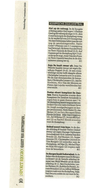 geen info